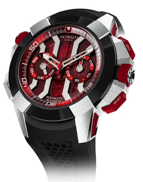 Jacob & Co Replica Epic x EC313.20.SB.RR.B Chrono Titanium watch